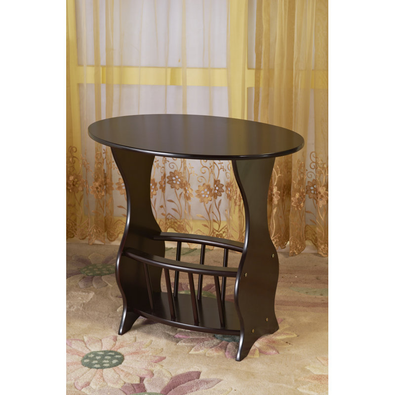 Lefever End Table, Dark Cherry