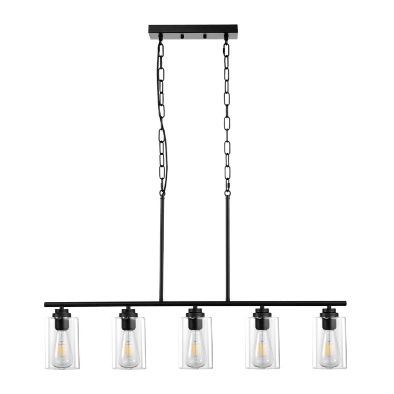 Luminaire suspendu pour îlot de cuisine 5 lumières VEVOR 60W E26