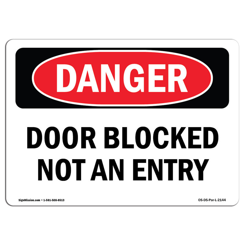 La porte n'est pas un panneau d'entrée, H 12 po x l 18 po x P 0,1 po