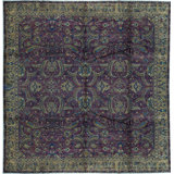 Maharaja Wool Oriental Area Rug in Purple/Brown
