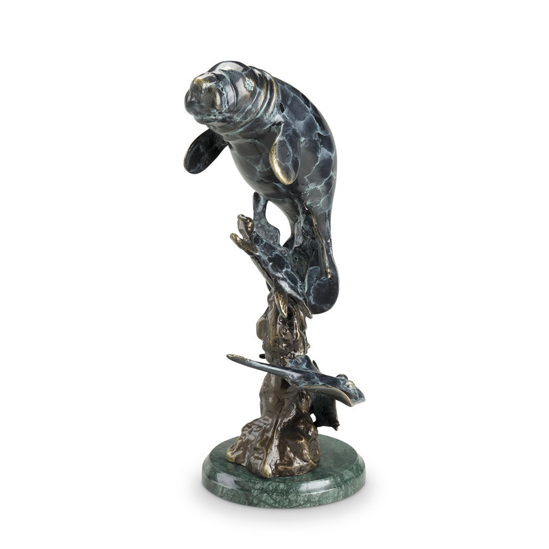 Manatee and Friends Sculpture