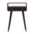 Mini California Walnut Curved Console Table-108808831