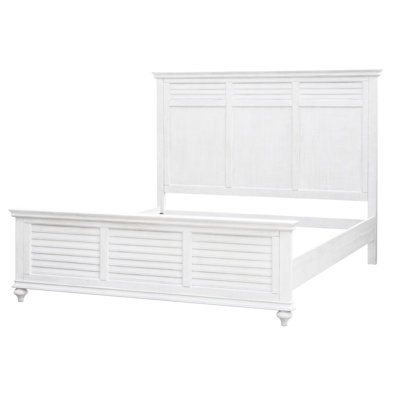 Abukhdeir Solid Wood Panel Bed, Queen