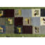 Tapis vert 1 x 4 Indo Gabbeh