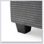 Grand canapé modulaire en velours côtelé en forme de L 134 * 54 "avec port de charge USB-519414445