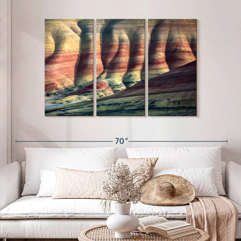 Alvord Painted Hills, 32" H x 50" W