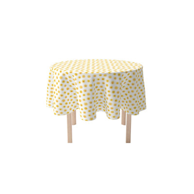 Round Cotton Twill Tablecloth