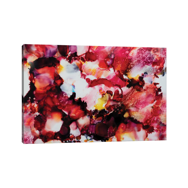 Red Dragon by LouLouArtStudio - Wrapped Canvas Print, 20.32 cm H x 30.48 cm W