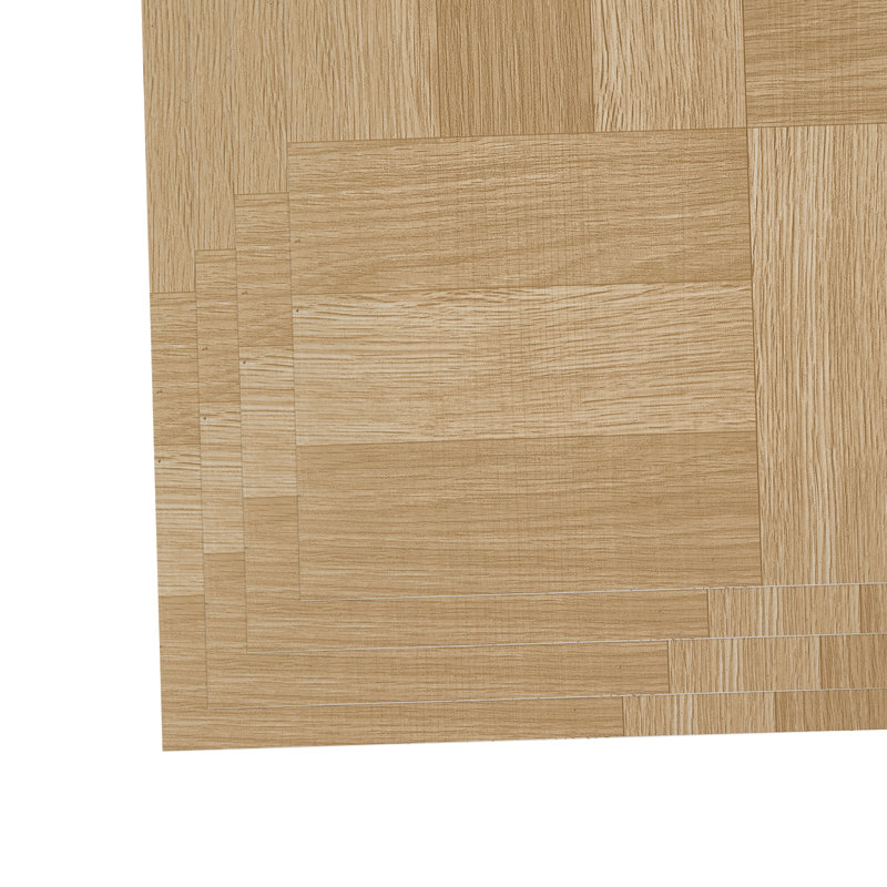 30.48 X 30.48 Cm Plastic Tile In Brown, Light Brown