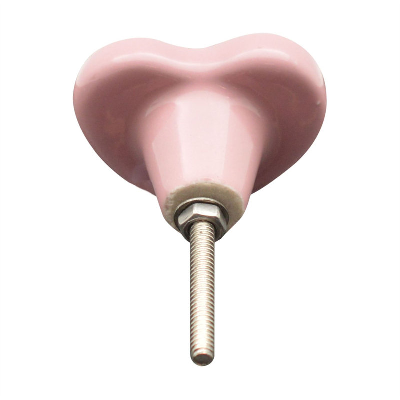 Nicola Spring - Ceramic Cabinet Knobs, Pink