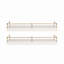 Ensemble de deux tablettes flottantes avec rampes-119045536