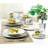 20 Piece Ceramic Dinnerware Set - Service for 4