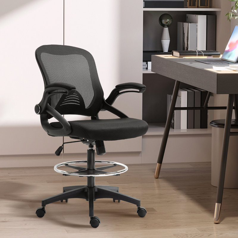 Chaise de bureau en filet Lunseth