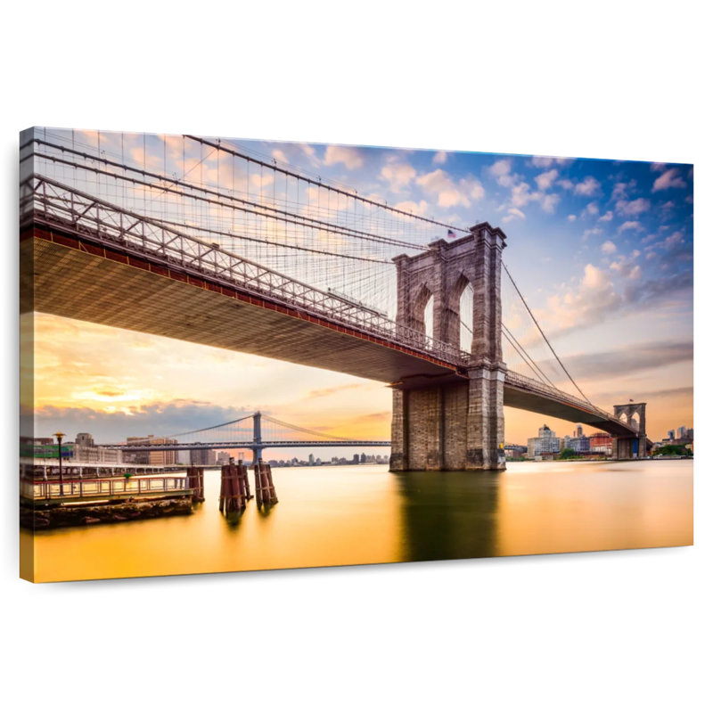 Lilie Scenic Brooklyn Bridge, 16" H x 24" W