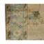 Tapis unique beige / brun / bleu clair noué à la main de haute qualité