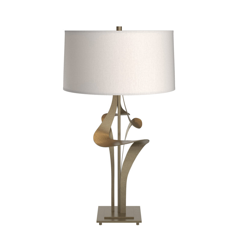 Antasia 27.4" Table Lamp, Flax, Soft Gold