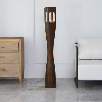 Lampes sur pied en bois massif Coffee