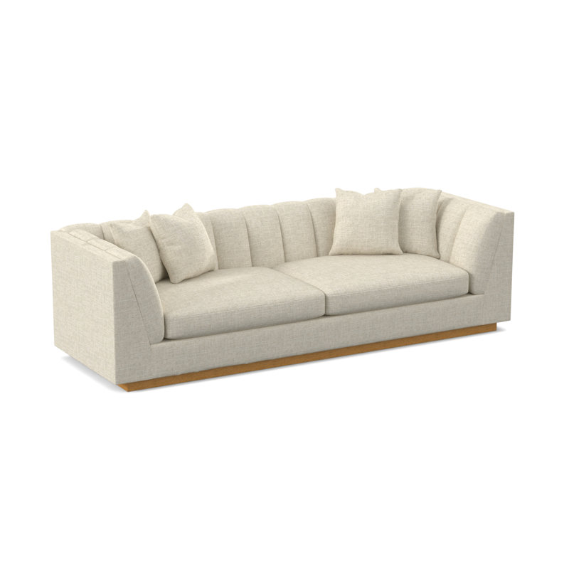 Dapper Sofa, Amber, Filigree Ivory 100% Polyester