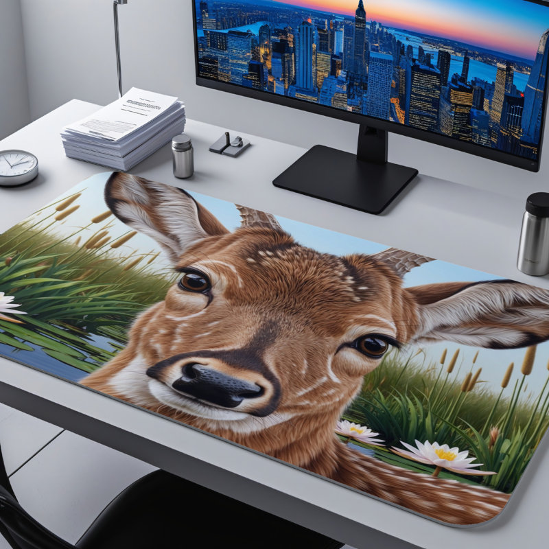 Polyester Desk Pad, 23.6x13.8