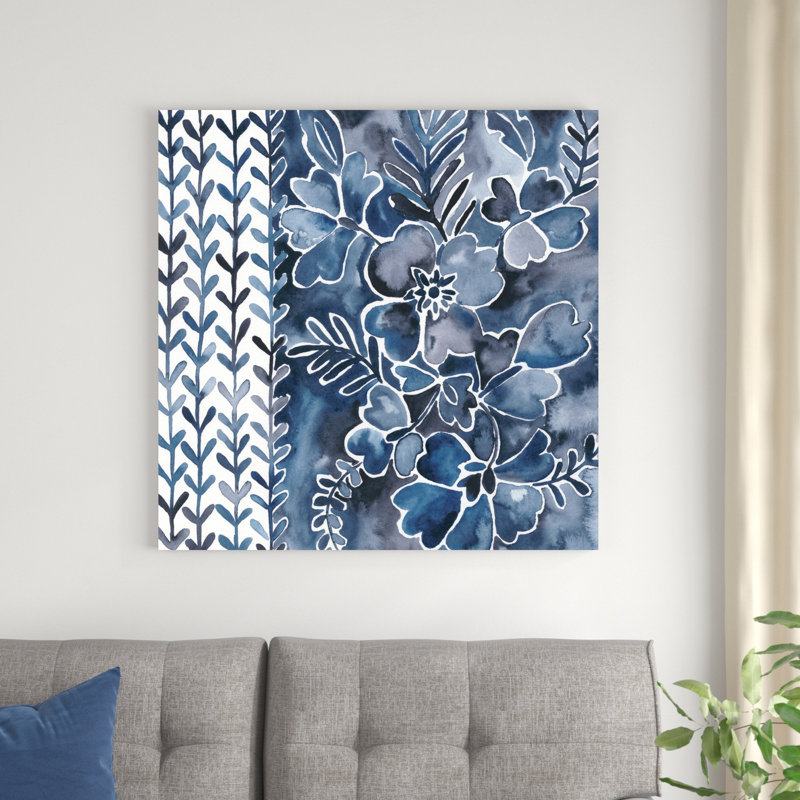 Jardin de cobalt I, H 36 po x l 36 po x P 1,25 po