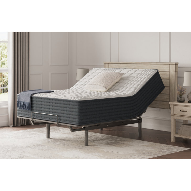 Queen White Innerspring Adjustable Bed Mattress