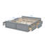 Base de lit plateforme en bois pour grand lit avec six tiroirs inclus-336313859