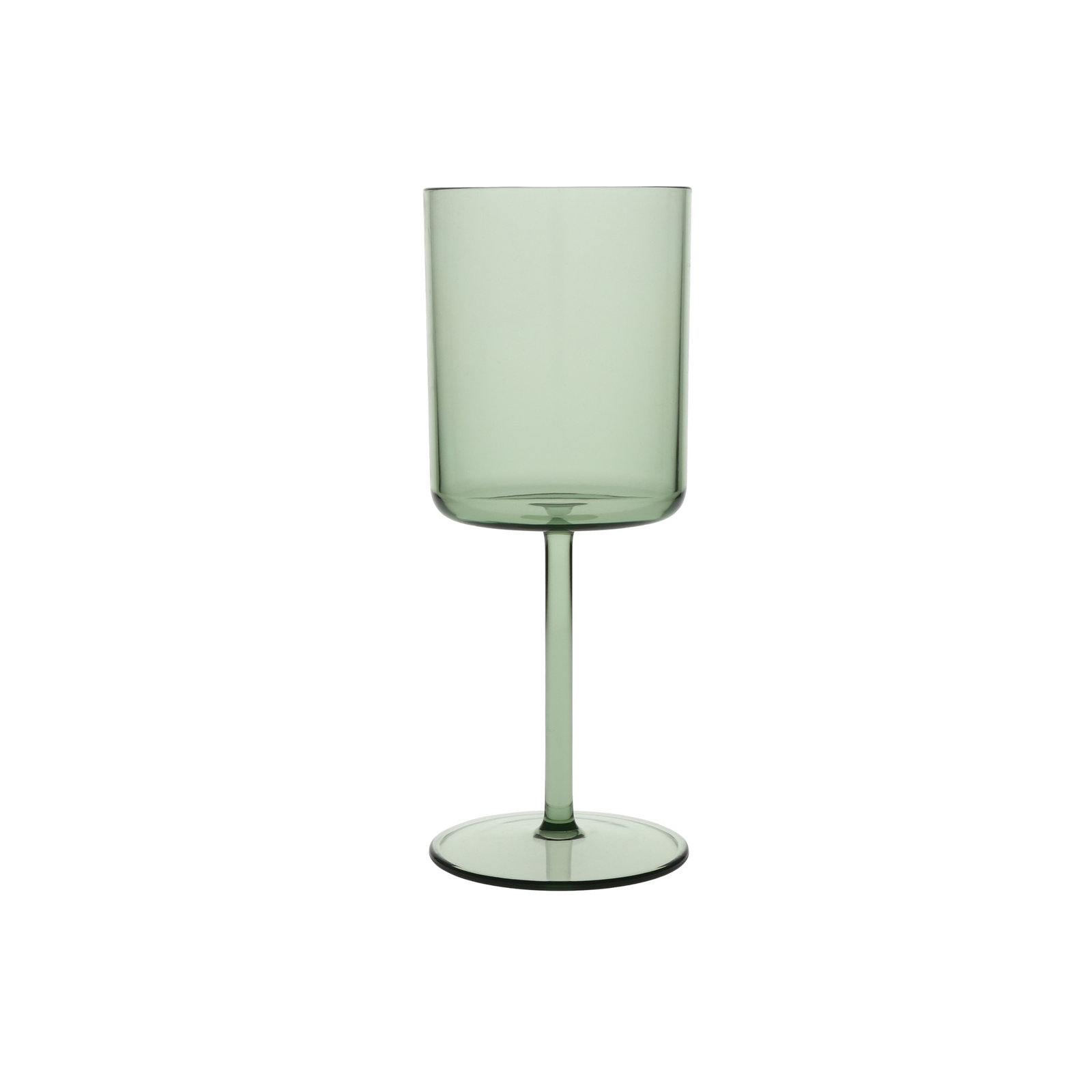 Urbo Red Wine Glass, 14 oz, Sage Green