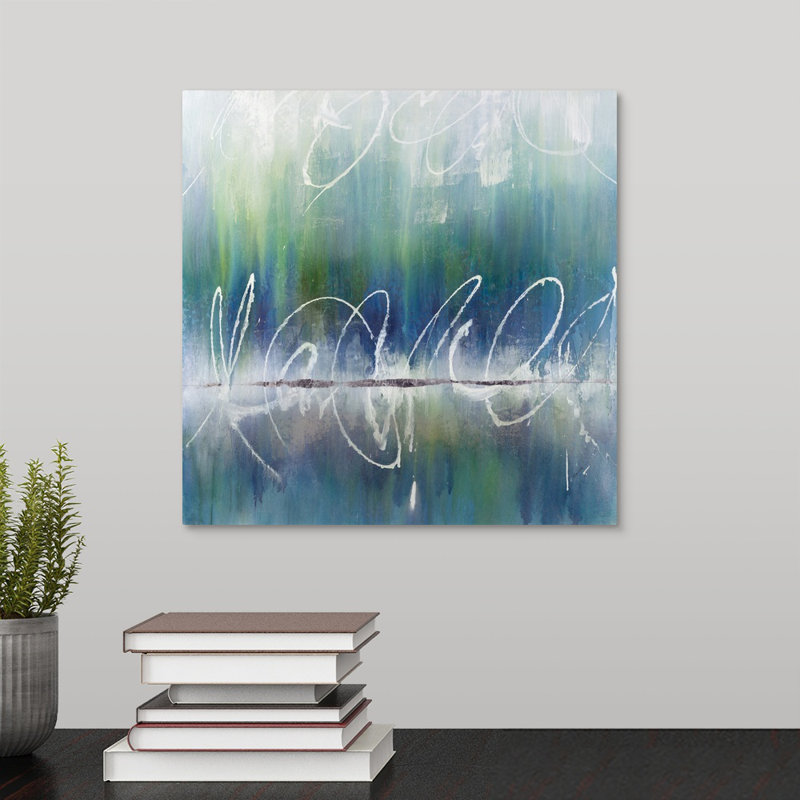 « splendide echos i », peinture sur toile, Toile tendue, H 12 po x l 12 po x P 1,25 po