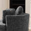 Fauteuil d'appoint en tonneau pivotant surdimensionné rembourré-894917054