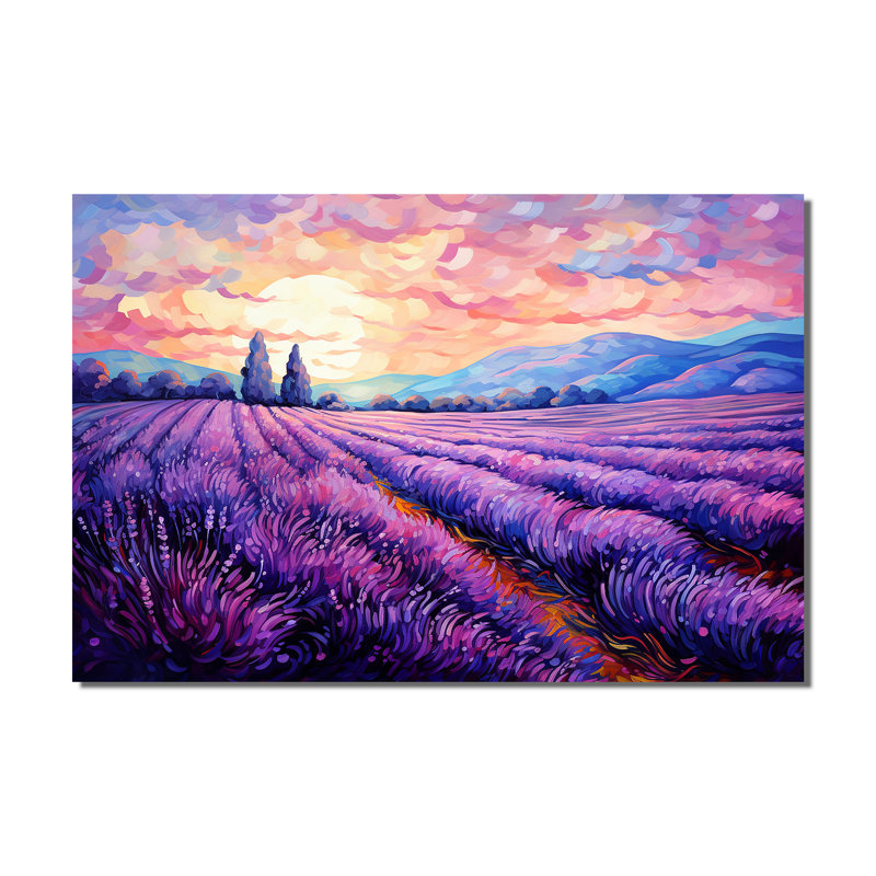 Vangogh Lavender Fields II - Décoration murale Vangogh
