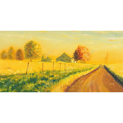 In the countryside - 15.75"x31.50" Desk mat