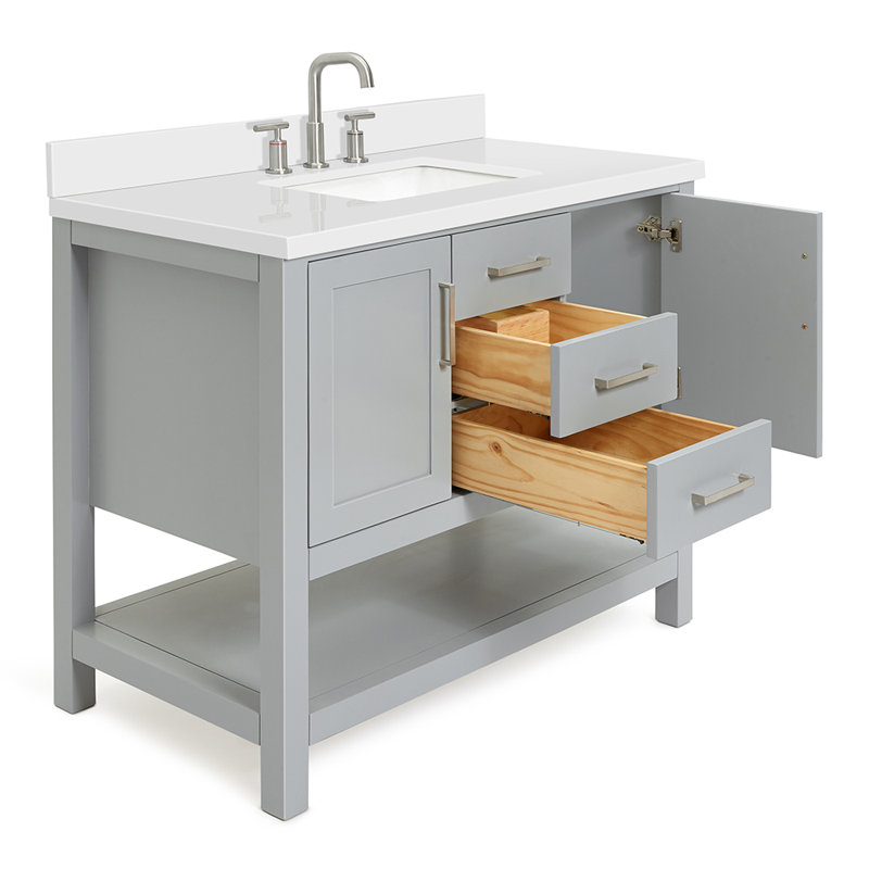 Bayhill 43'' W Single Vanity, Gray