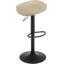 bar stools, height -adjustable swivel stool, with saddle seat, footrest, swivel stool made of solid wood, kitchen stool, make -up stool, work stool-471044994-505137944
