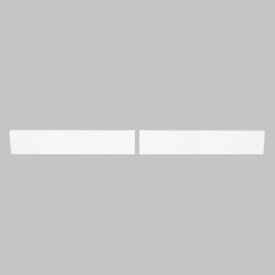 49 in. W Engineered Carrara Marble Backsplash (2pcs of 24.5in)