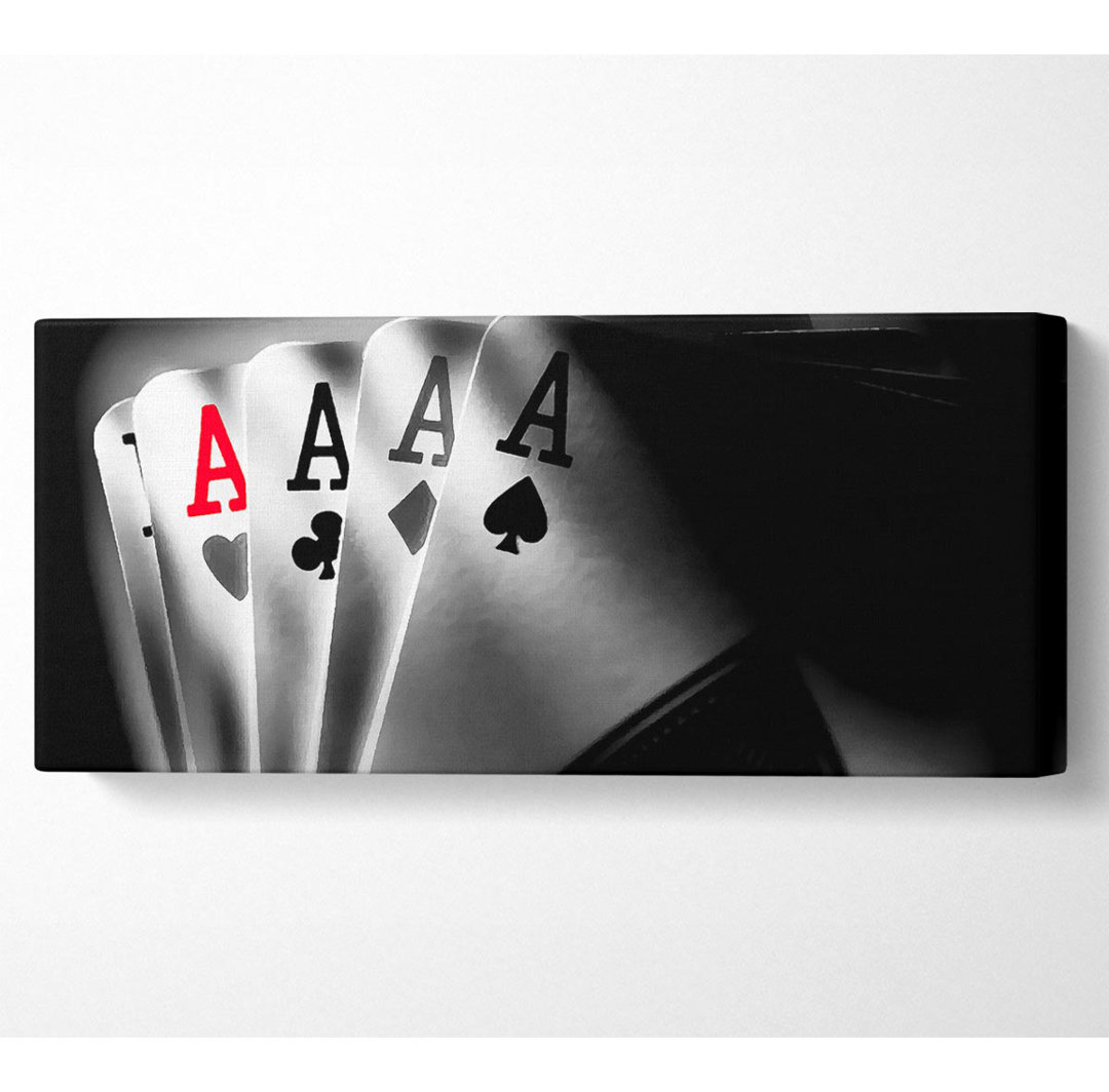 Poker Aces - Kunstdrucke auf Leinwand