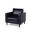 Chaise en cuir capitonnée Mid-Century-106688711