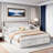 Jeel Elegant Extendable Daybed with Two Storage Drawers and Twin Size Trundle-1389686745