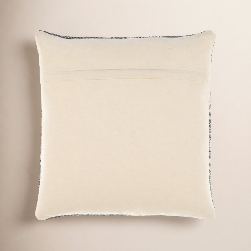 Coussin Julian, Bleu marine, 20 po x 20 po, Housse de coussin seulement - sans coussin