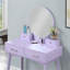 Ensemble coiffeuse et tabouret Liannon-1164548613