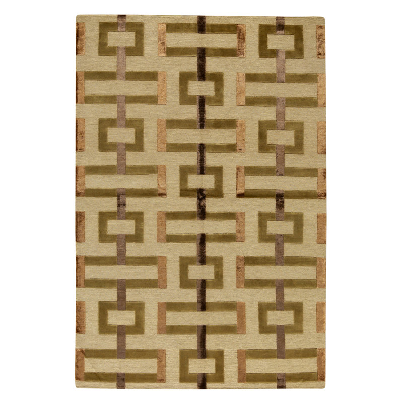 Hand Knotted Area Rug in Cashmere