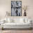 Modern Abstract Metal Sculpture - Contemporary Geometric Accent Decor Featuring Angular Intersecting Rectangles in Cast Aluminum and Stone for Bold Dimensional Display Art-277192916