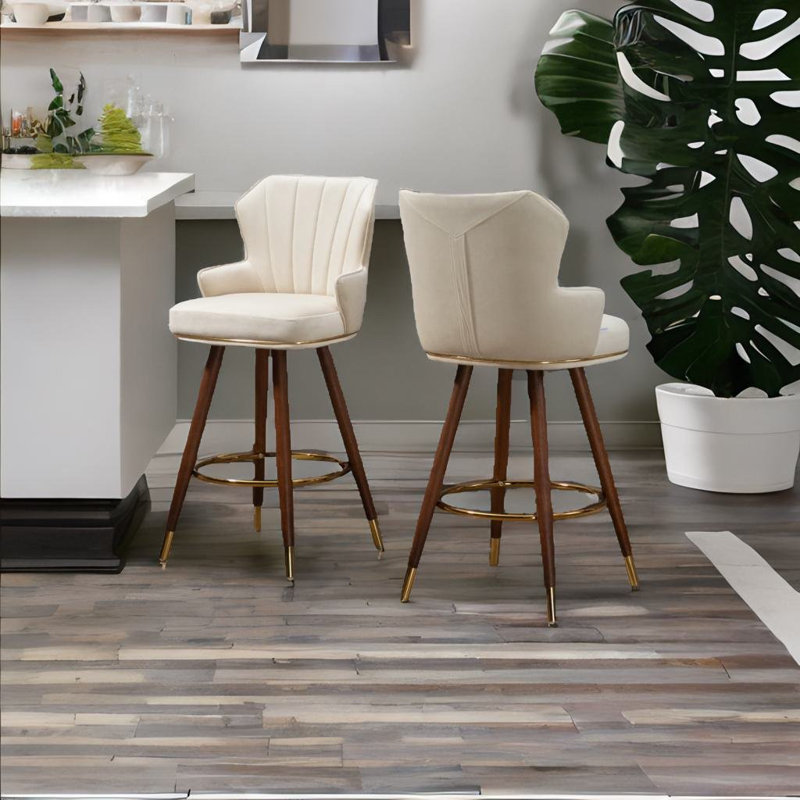 Tabouret de bar 28 po Mad Incroyable, Beige