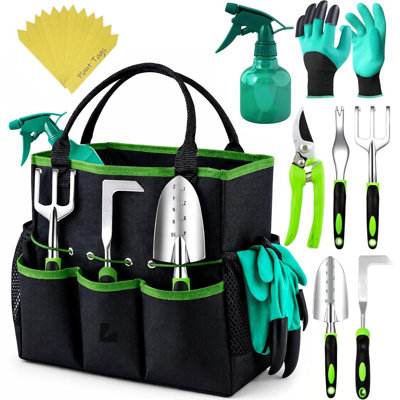 Heavy Duty Gardening Tools - Gardening Gifts For Women, Men, Mom, Dad - Durable, Ergonomic Garden Tools Set