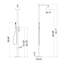 EdenFalls Freestanding Stainless Steel Outdoor Shower with Handheld Shower