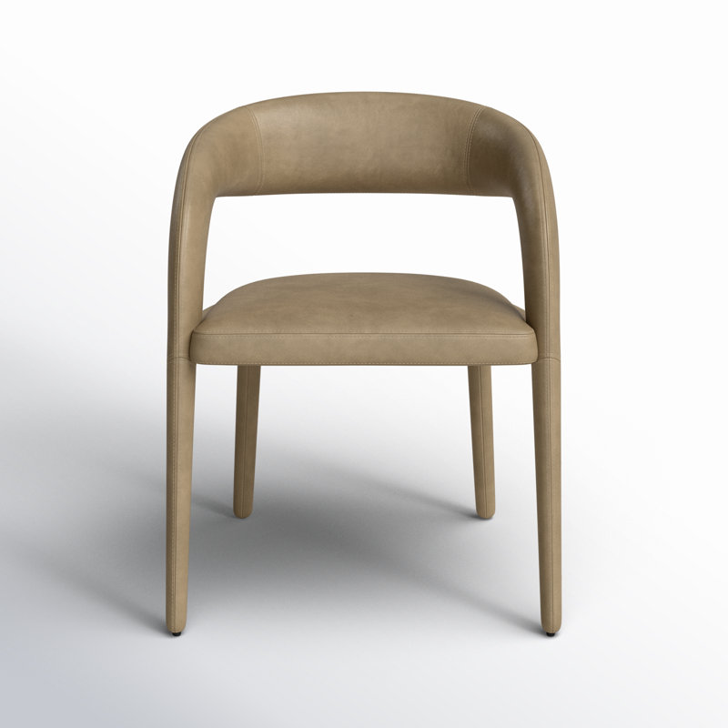Freestyle Vegan Leather Dining Armchair, Tan
