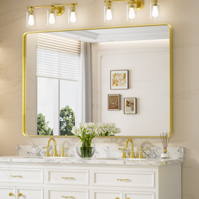 Tyro Bathroom Decorative Home Décor Corner Hangs Bathroom Mirror