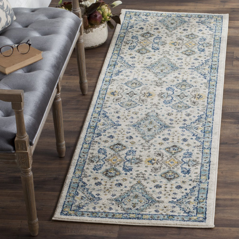 Minonk Performance Geometric Rug, Runner 2'2" x 9'