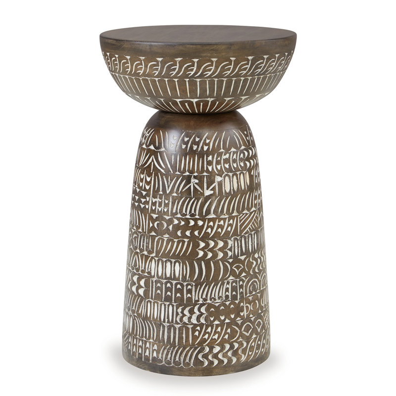 Daysia Solid Wood End Table