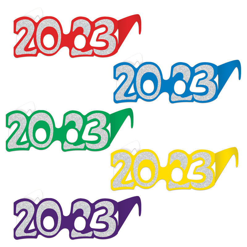 Lunettes de vue en aluminium scintillantes "2023"