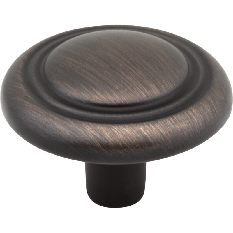 Vienna 1 1/4" Diameter Mushroom Knob, Brushed Oil Rubbed Bronze